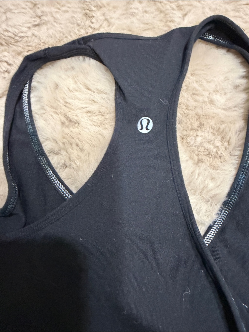 Black Racerback Tank Top - Picture 2 of 3